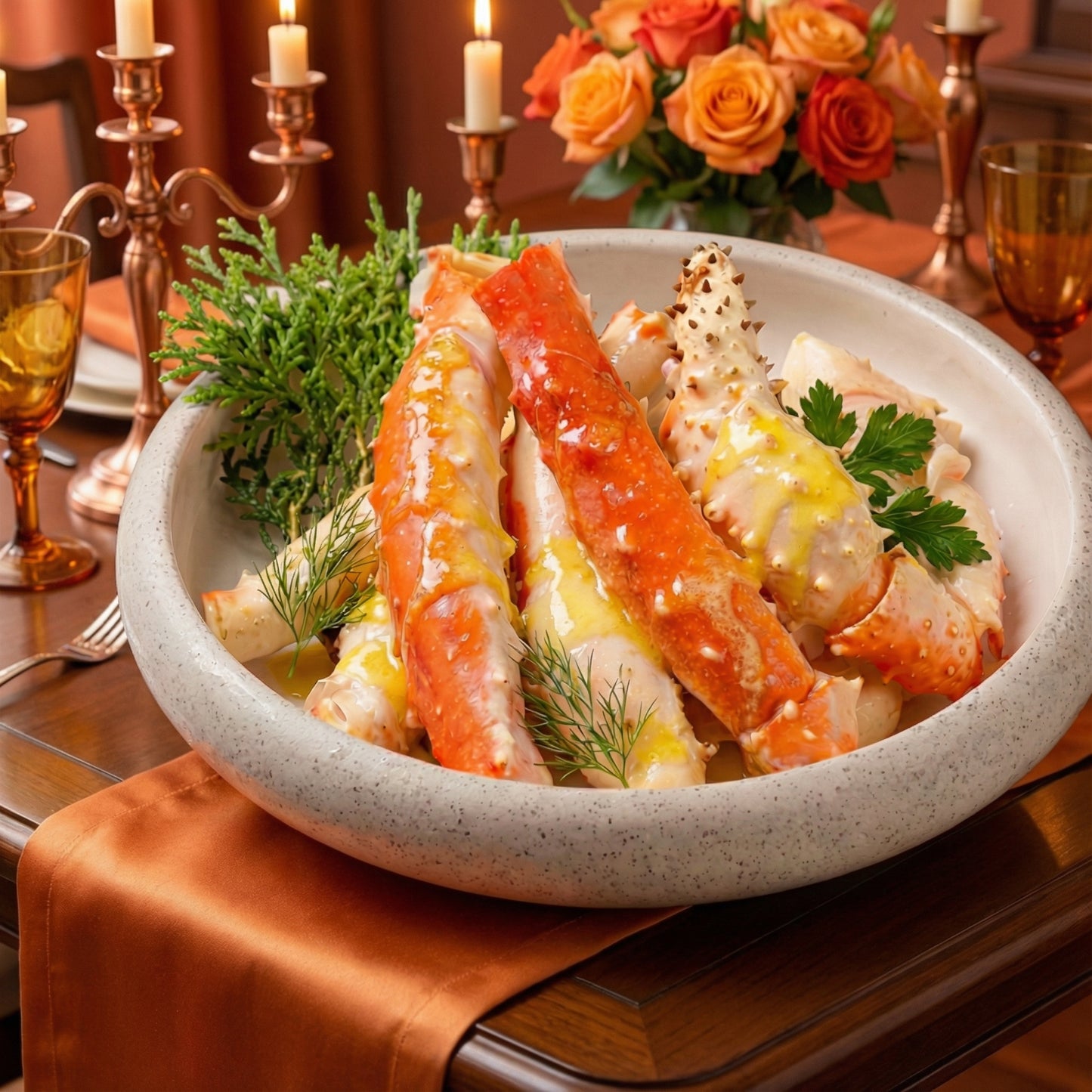 King Crab Legs – Big Meat, Clean Taste, Premium Cut 🦀