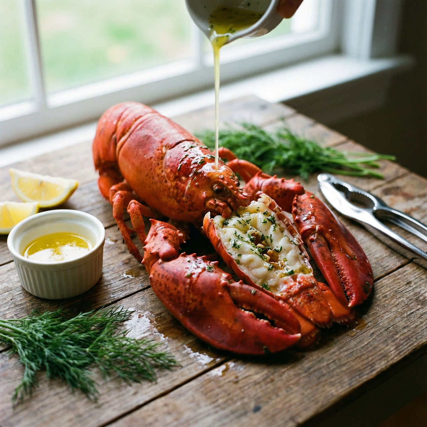 Whole Live Boston Lobster – Sweet, Tender Meat & Premium Quality 🦞
