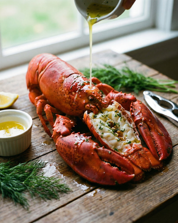 Whole Live Boston Lobster – Sweet, Tender Meat & Premium Quality 🦞