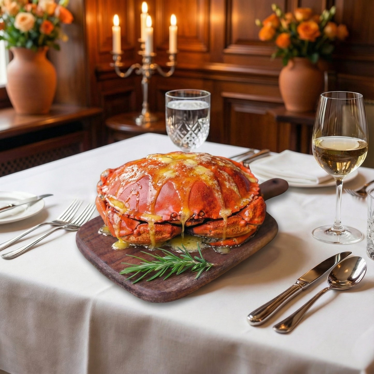 Premium Whole Crab – Sweet, Succulent Meat & Rich Ocean Flavor 🦀