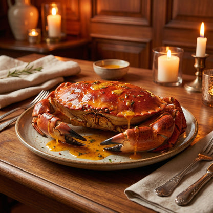 Premium Whole Crab – Sweet, Succulent Meat & Rich Ocean Flavor 🦀