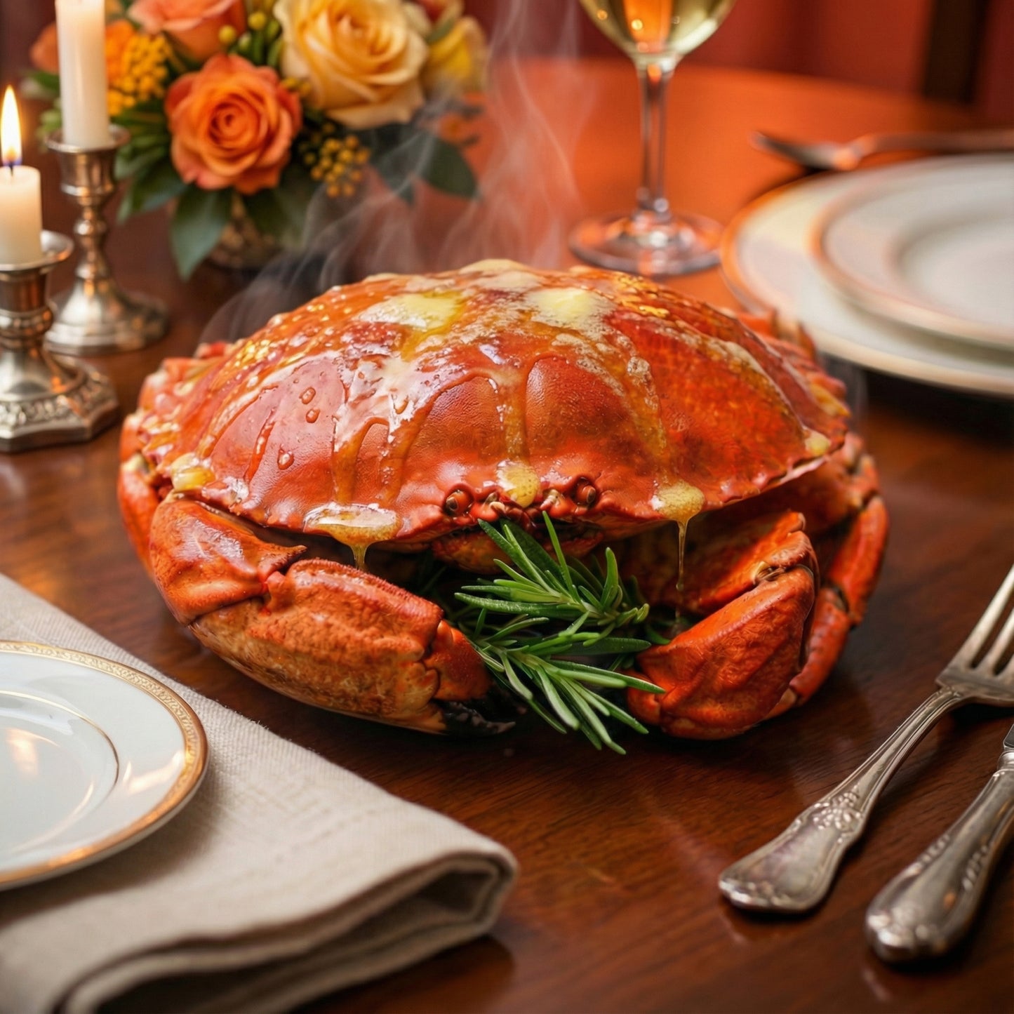 Premium Whole Crab – Sweet, Succulent Meat & Rich Ocean Flavor 🦀