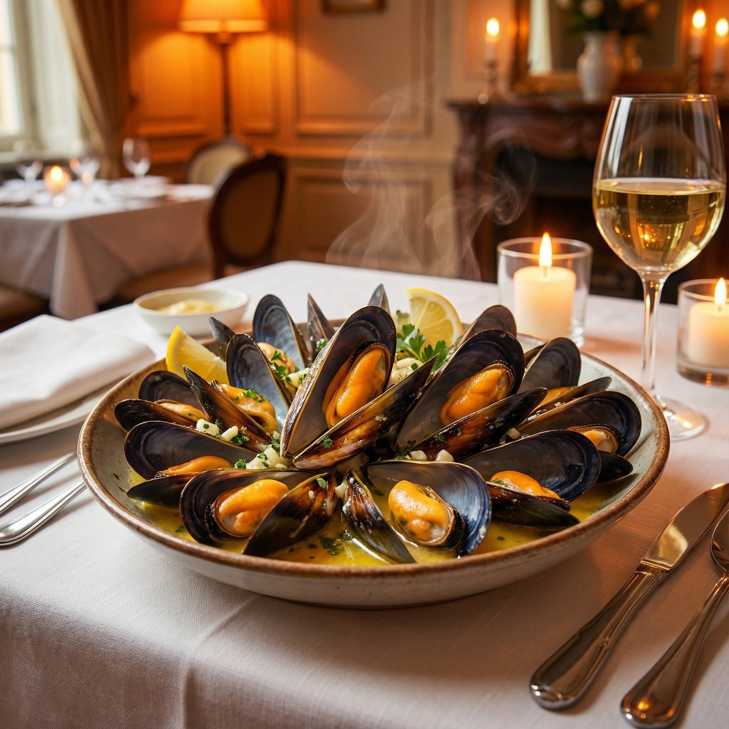 Frozen Blue Mussels in Half Shell – All-Natural, Rope-Cultured & Ocean-Fresh