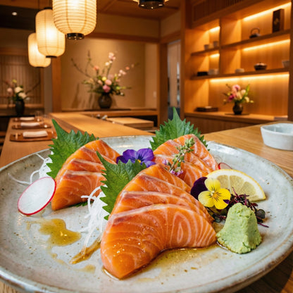 Fresh Salmon Sashimi Cuts – Premium Grade, Rich Flavor & Buttery Texture