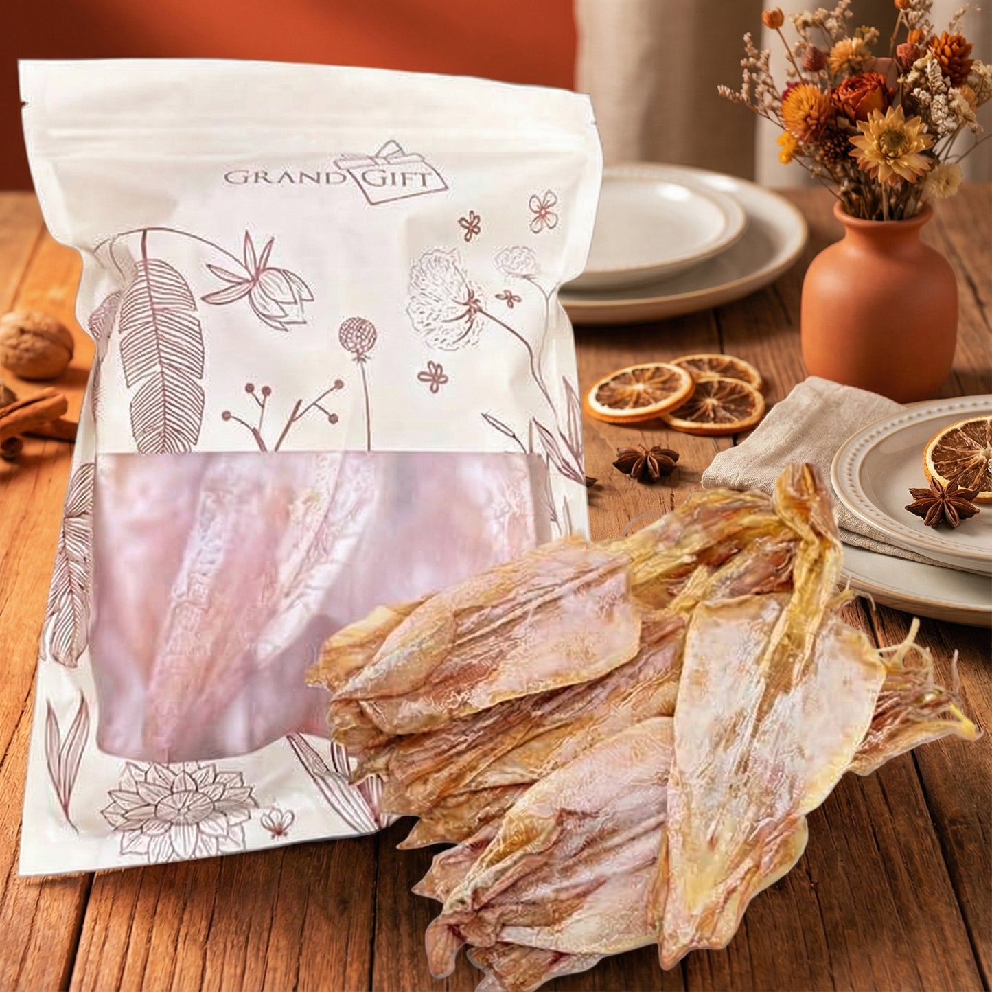 Premium Dried Squid – Naturally Savory, Chewy & Rich in Umami